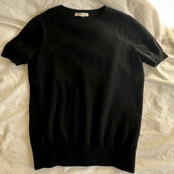 The Row Cashmere & Silk Knit Short Sleeve Top Size S - Picture 3 of 6